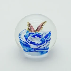 Těžítko s motýlem - paperweight