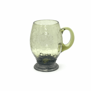 Sklenice zdobená cínem