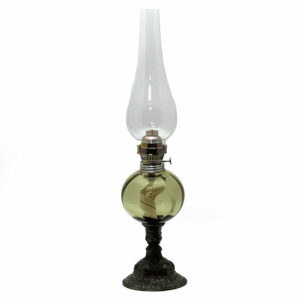 Petrolejová lampa Drahomíra lesní zelená