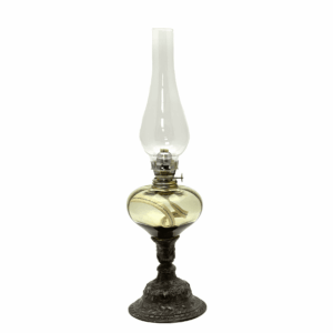 Petrolejová lampa Krasomíra - lesní zelená