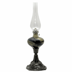 Petrolejová lampa Krasomíra duhová