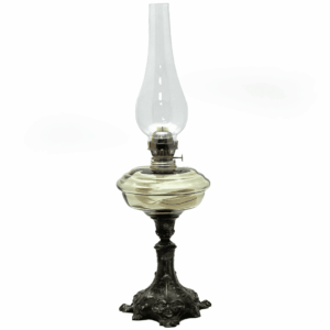 Petrolejová lampa Bohumila lesní zelená