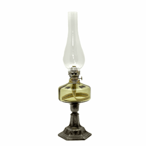 Petrolejová lampa Ludmila lesní zelená