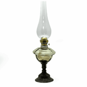 Petrolejová lampa Judita lesní zelená