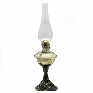 Petrolejová lampa Judita lesní zelená