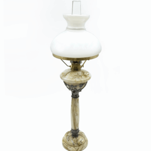 Petrolejová lampa mramor komplet