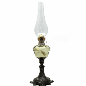 Petrolejová lampa Barbora lesní zelená