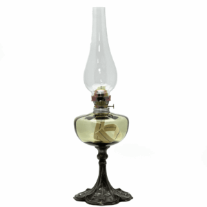 Petrolejová lampa Božena lesní zelená