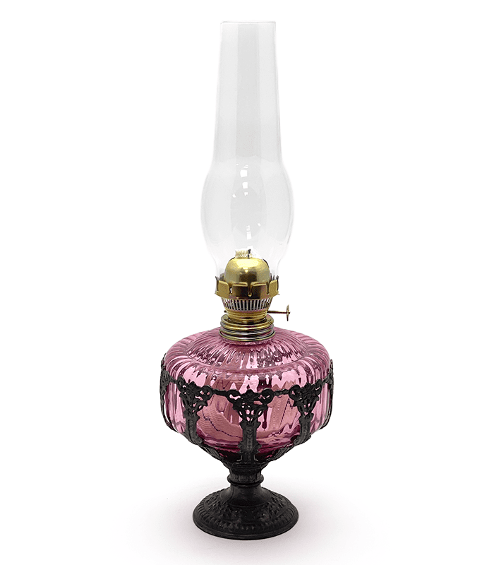 Petrolejová lampa s cínem