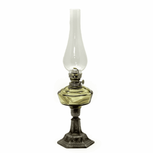 Petrolejová lampa Žaneta lesní zelená