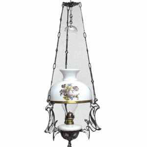 Závěsná petrolejová lampa