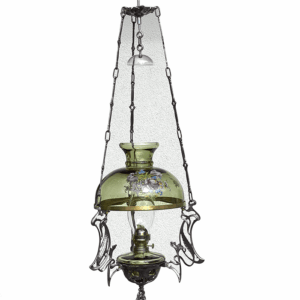 Závěsná petrolejová lampa