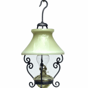 Závěsná kovářská lampa petrolejová