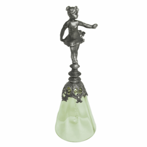 Zvonek s cínovým zdobením