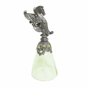 Zvonek s cínovým zdobením