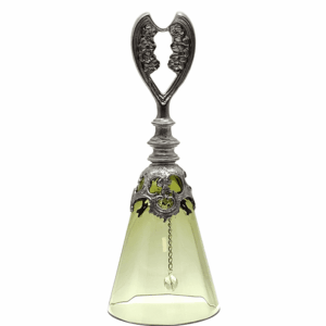 Zvonek s cínovým zdobením
