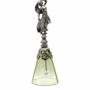 Zvonek s cínovým zdobením