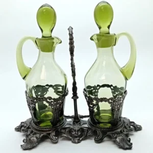 Stolní souprava na koření s cínovou monturou 19cm