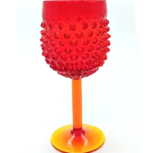 Sklenice 0,25l - Hobnail - Ananas - granátová červená