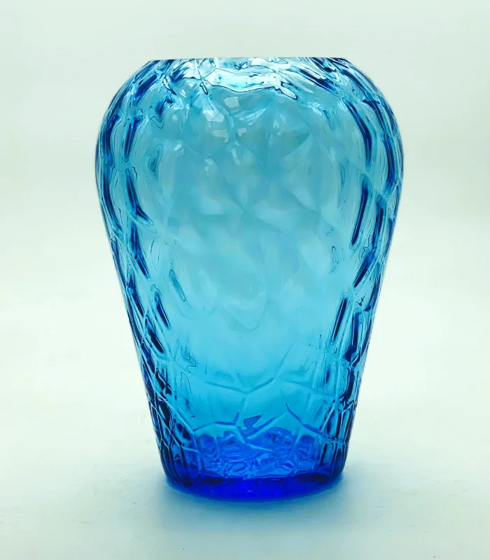 Váza 25cm - Poly - akvamarín