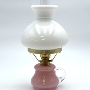 Petrolejová lampa Tereza - Bambus - růžová