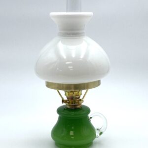 Petrolejová lampa Tereza - Bambus - zelená