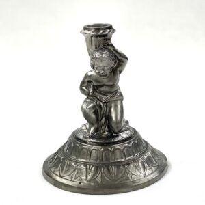 Cínová noha k petrolejové lampě