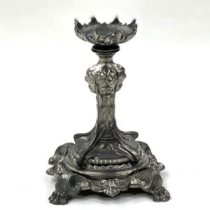 Cínová noha k petrolejové lampě