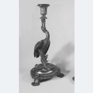 Cínová noha k petrolejové lampě