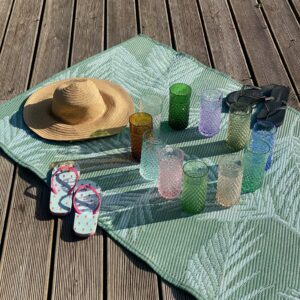 Souprava sklenic Hobnail - Ananas - Long 6+1 ZDARMA