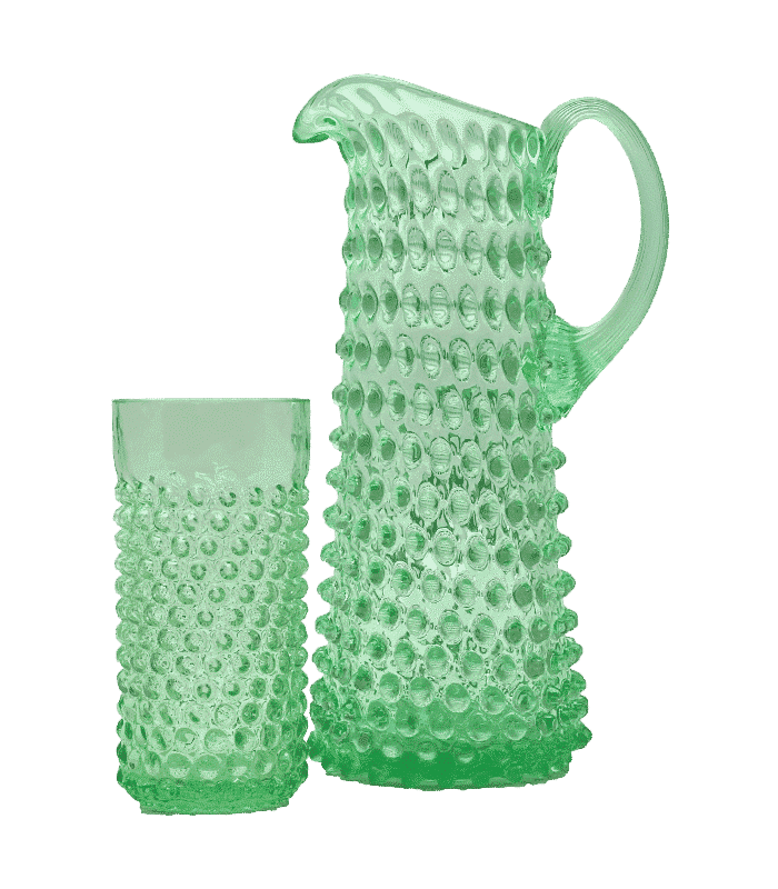 Džbán 1,2l - Hobnail – Ananas – uranový beryl - Obrázek 2