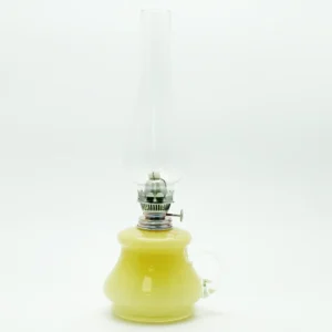 Petrolejová lampa Tereza - Bambus - světle žlutá