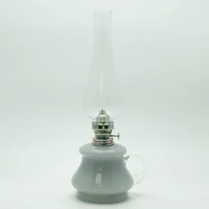 Petrolejová lampa Tereza - Basic - opál šedý