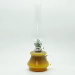 Petrolejová lampa Tereza - Bambus - hnědá