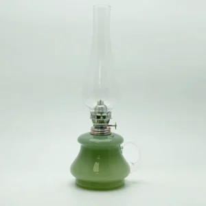 Petrolejová lampa Tereza - Bambus - zelená