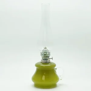 Petrolejová lampa Tereza - Bambus - zelená