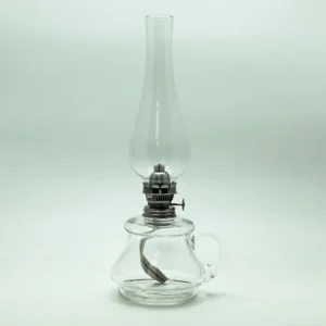 Petrolejová lampa Tereza - Bambus - křišťál