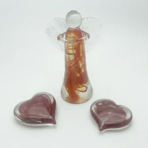 Souprava Anděl + dvě srdce - Valentýn