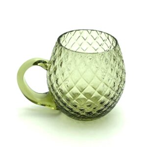 Půllitr 0,5l - Káro - lesní zelená