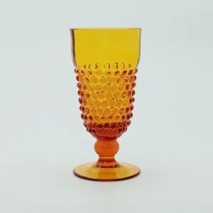 Sklenice 0,2l - Hobnail - Ananas - amber