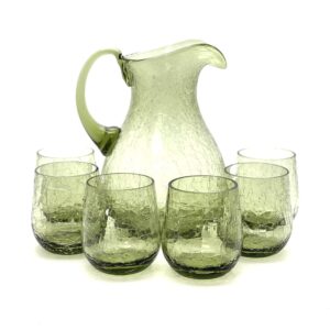 Souprava na nápoje - Krakle - lesní zelená