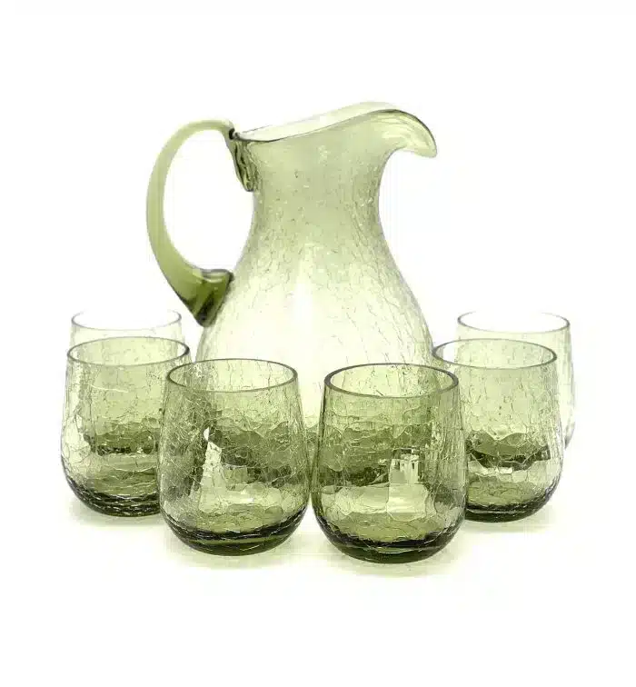 Džbán 1,5l - Krakle - lesní zelená - Obrázek 2