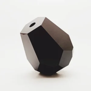 Váza ručně broušená - Black velvet