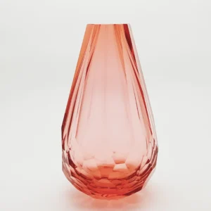 Váza ručně broušená - Copper glow