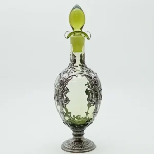 Karafa 0,75l - zdobená cínem - Art Nouveau