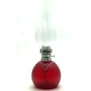 Petrolejová lampa - Káro - Granát