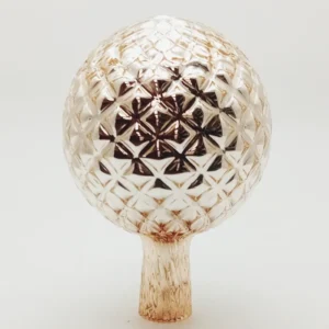 Koule na plot - stříbřená