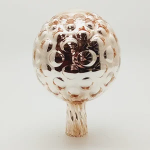 Koule na plot - stříbřená