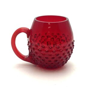 Půllitr Hobnail - Ananas - granát