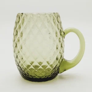 Půllitr 0,5l - Káro - lesní zelená